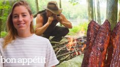 Pro Chef Tries Survival Cooking for the First Time | Bon Appétit