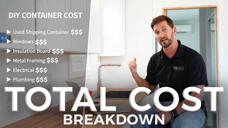 40ft DIY Shipping Container Home (Total Cost Breakdown)