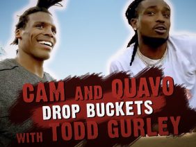 Cam & Quavo Drop Buckets 🏀 with Todd Gurley